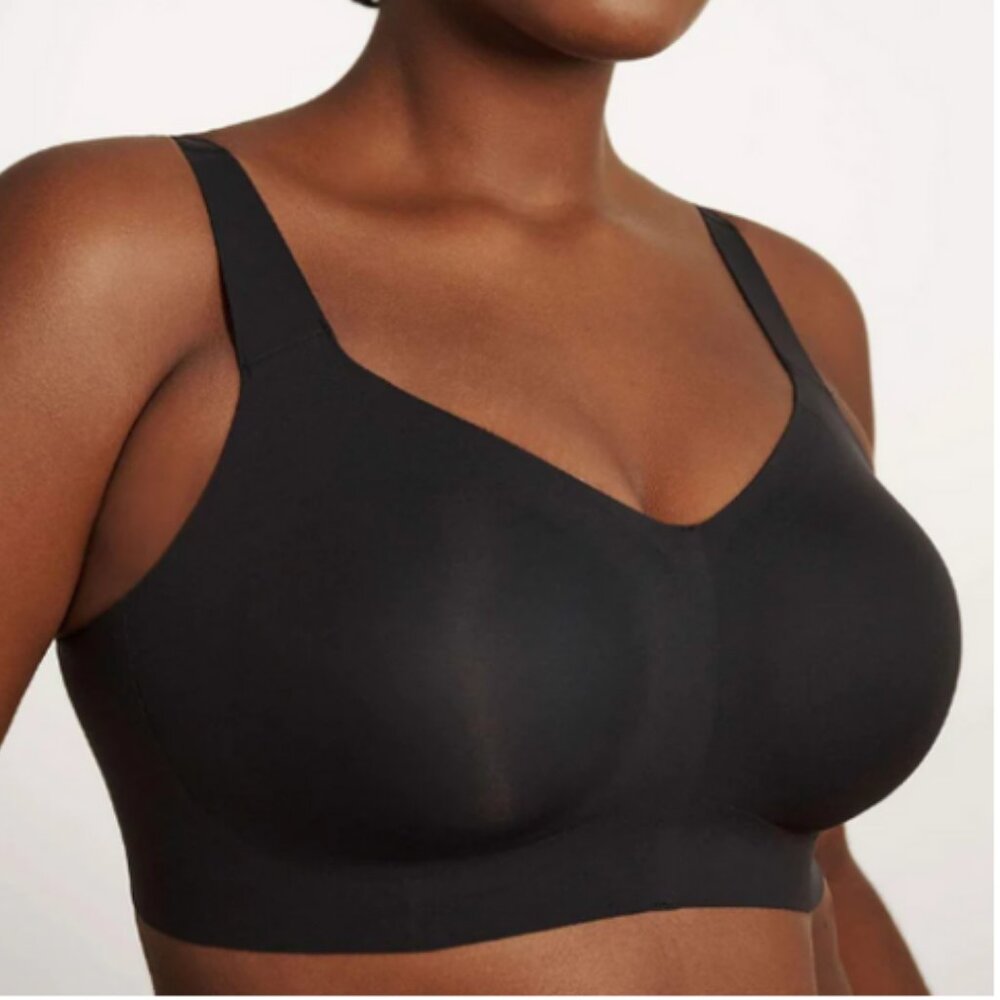 Evelyn & Bobbie Women's 3XL Black The Beyond Bra Wireless Adjustable Straps Soft